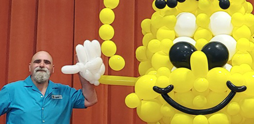 Large scale Bee that matches the Jean Parker Elementary logo