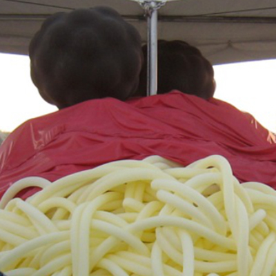 On top of spaghetti!